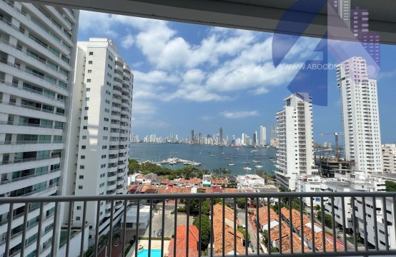 Se Arrienda  Apartamento Barrio Manga en Cartagena.  Apartamento con magnifica vista a la Bahía.